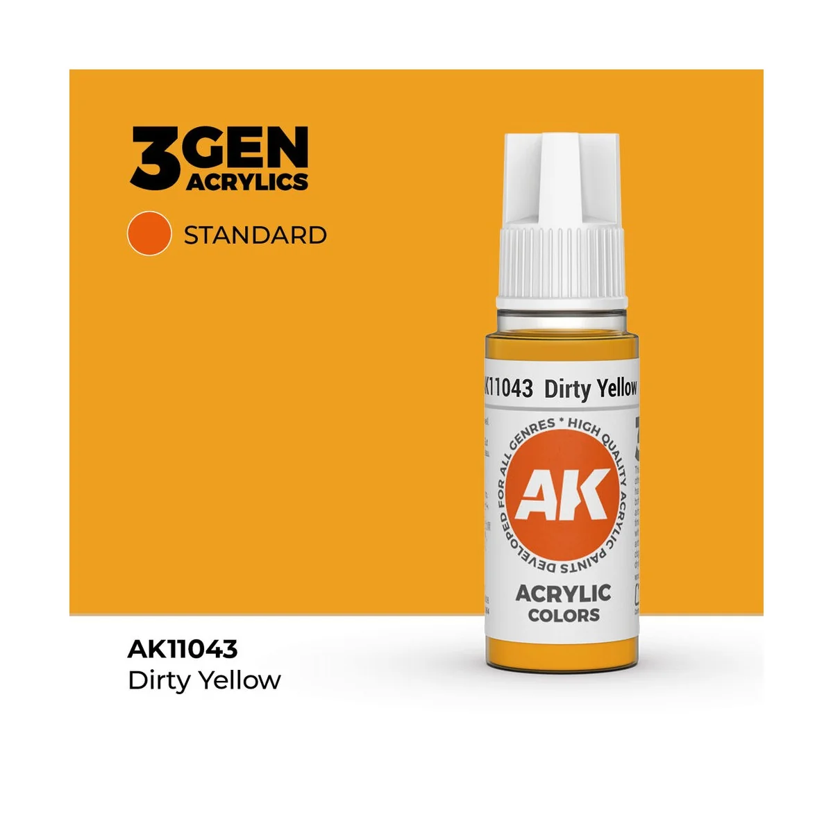 Dirty Yellow 17ml - AK Interactive AK11043