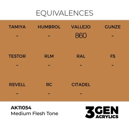 Medium Flesh Tone 17ml - AK Interactive AK11054
