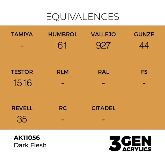 Dark Flesh 17ml - AK Interactive AK11056
