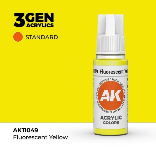 Fluorescent Yellow 17ml - AK Interactive AK11049