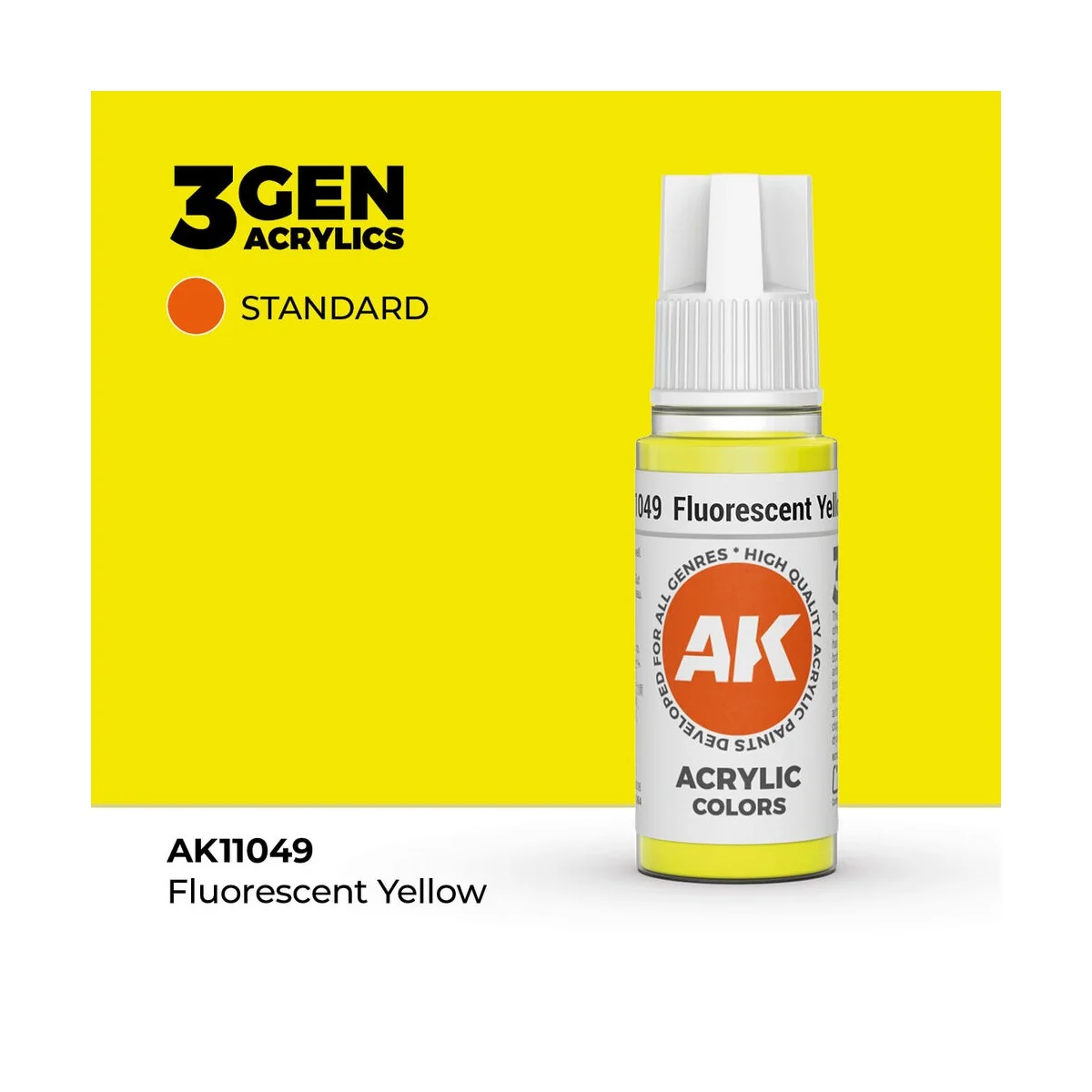 Fluorescent Yellow 17ml - AK Interactive AK11049