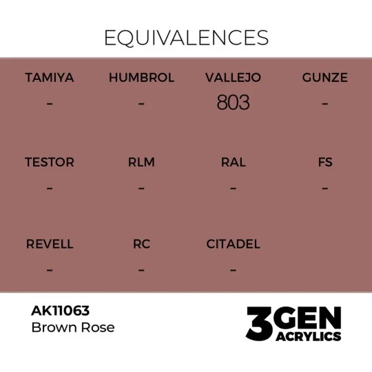 Brown Rose 17ml - AK Interactive AK11063