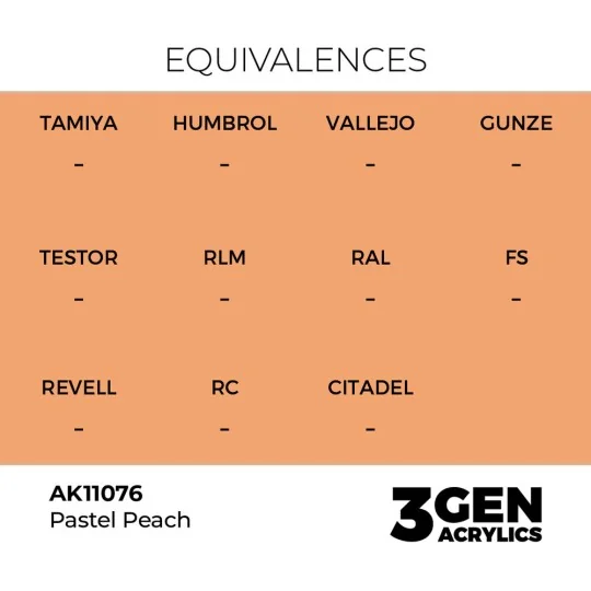 Pastel Peach 17ml - AK Interactive AK11076