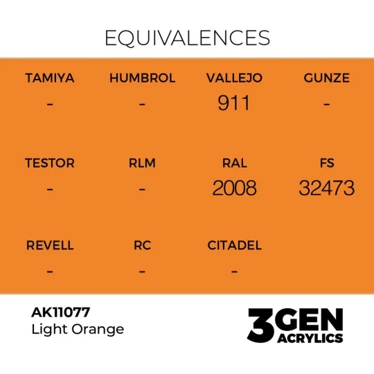 Light Orange 17ml - AK Interactive AK11077