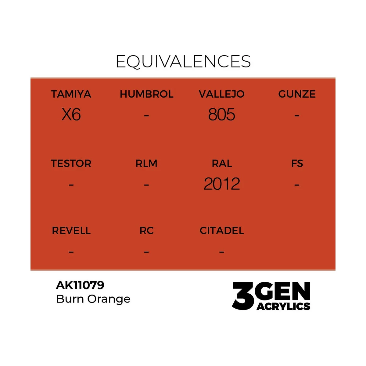 Burn Orange 17ml - AK Interactive AK11079