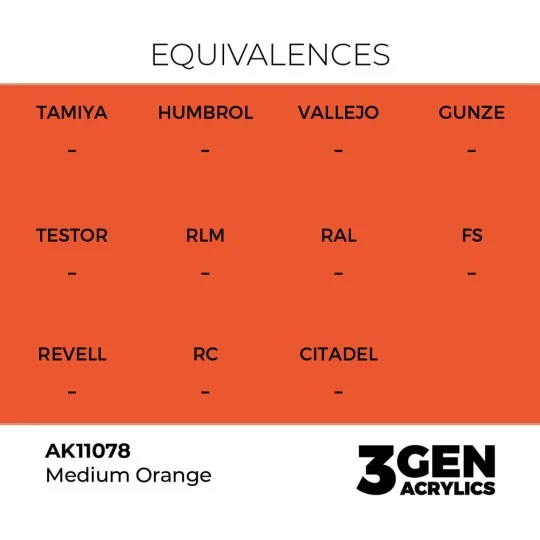 Medium Orange 17ml - AK Interactive AK11078