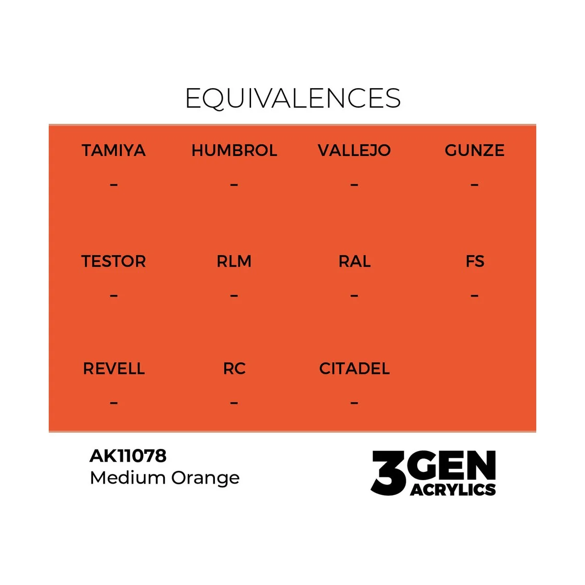 Medium Orange 17ml - AK Interactive AK11078