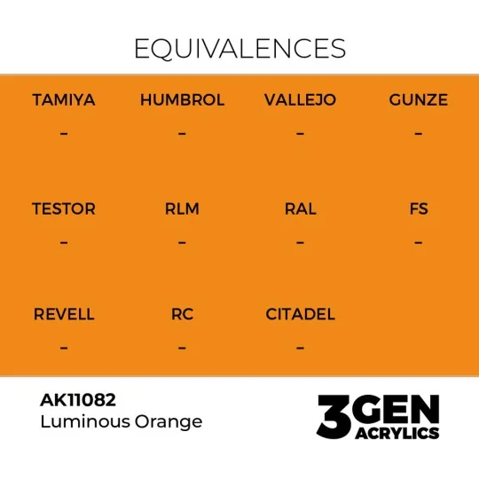 Luminous Orange 17ml - AK Interactive AK11082