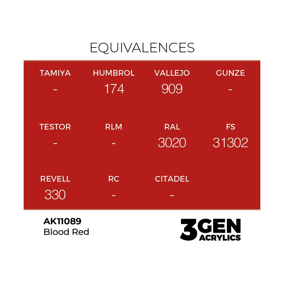 Blood Red 17ml - AK Interactive AK11089