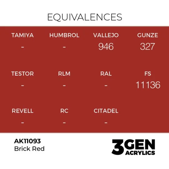 Brick Red 17ml - AK Interactive AK11093