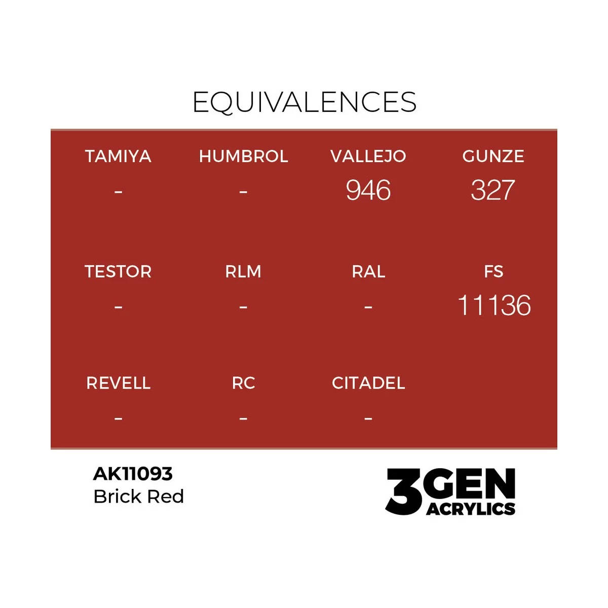 Brick Red 17ml - AK Interactive AK11093