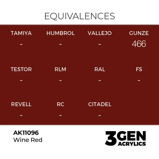 Wine Red 17ml - AK Interactive AK11096