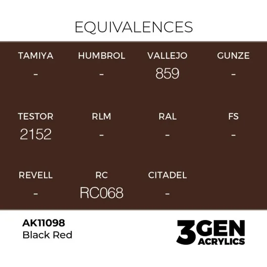 Black Red 17ml - AK Interactive AK11098