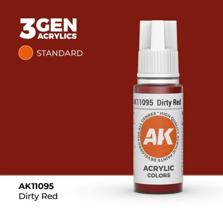 Dirty Red 17ml - AK Interactive AK11095