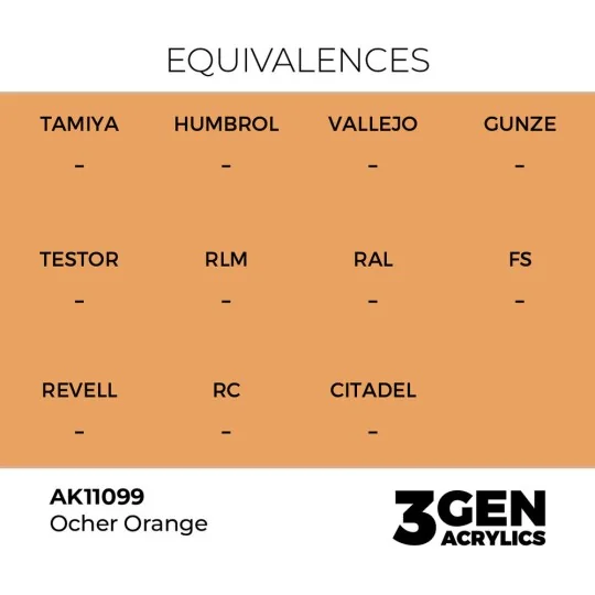 Ocher Orange 17ml - AK Interactive AK11099
