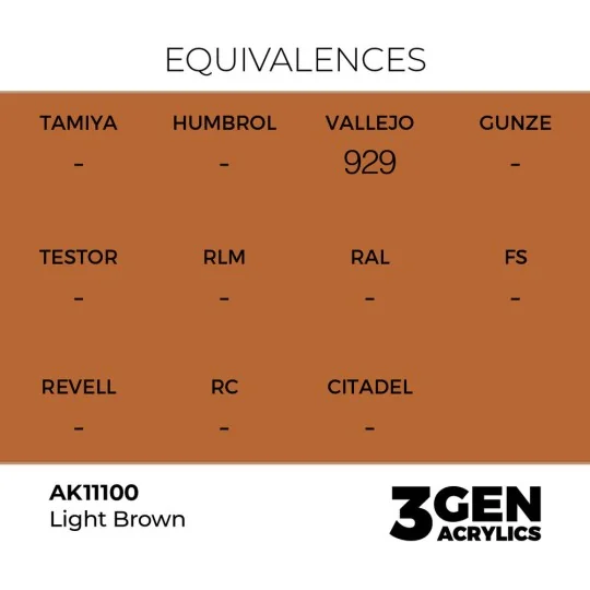 Light Brown 17ml - AK Interactive AK11100