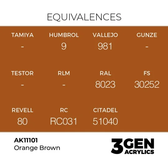 Orange Brown 17ml - AK Interactive AK11101