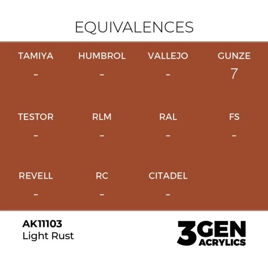 Medium Rust 17ml - AK Interactive AK11103
