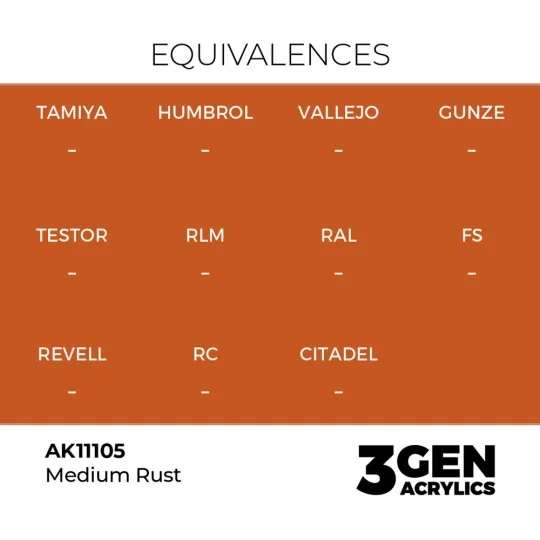 Light Rust 17ml - AK Interactive AK11105