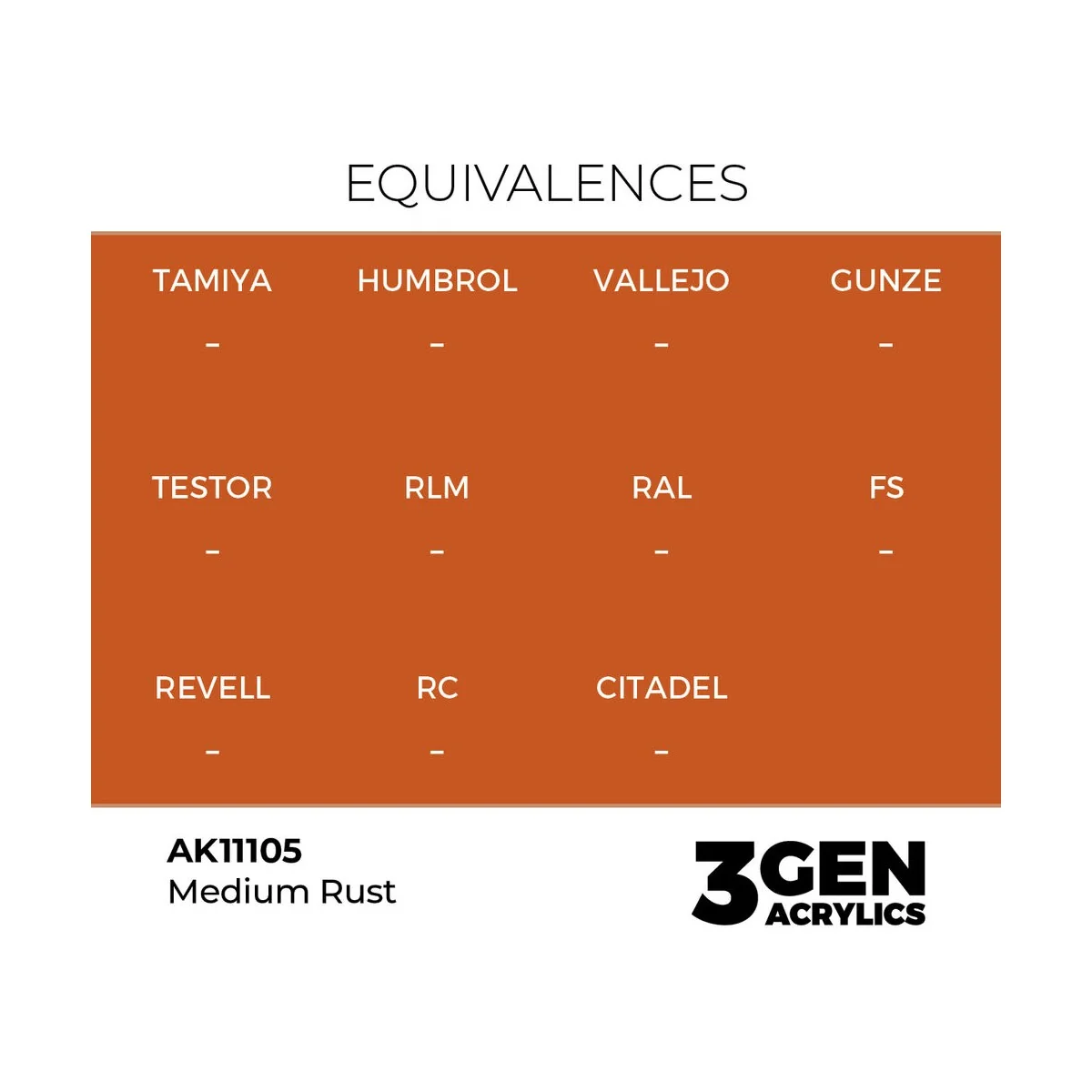 Light Rust 17ml - AK Interactive AK11105