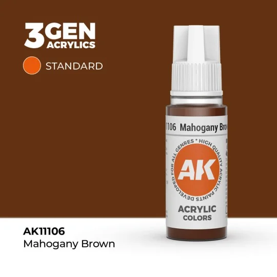 Mahogany Brown 17ml - AK Interactive AK11106