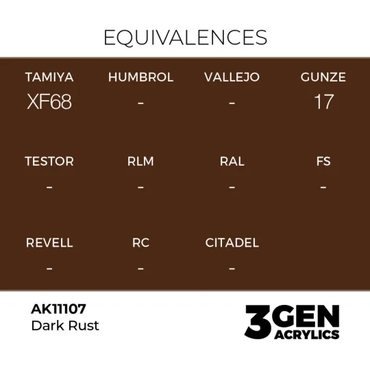 Dark Rust 17ml - AK Interactive AK11107