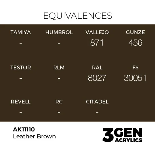 Leather Brown 17ml - AK Interactive AK11110
