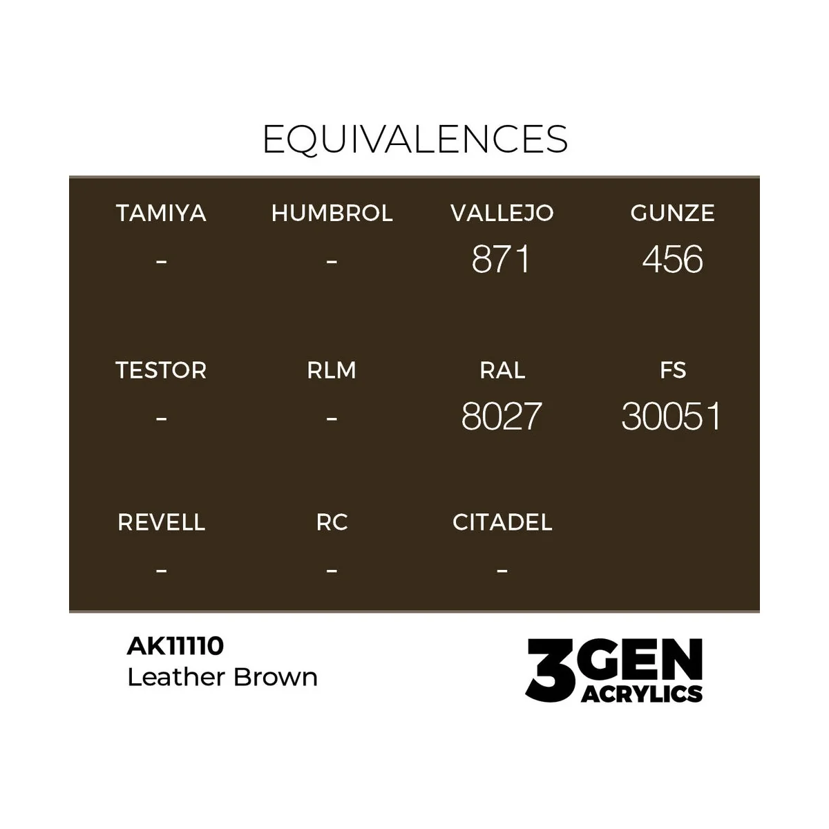 Leather Brown 17ml - AK Interactive AK11110