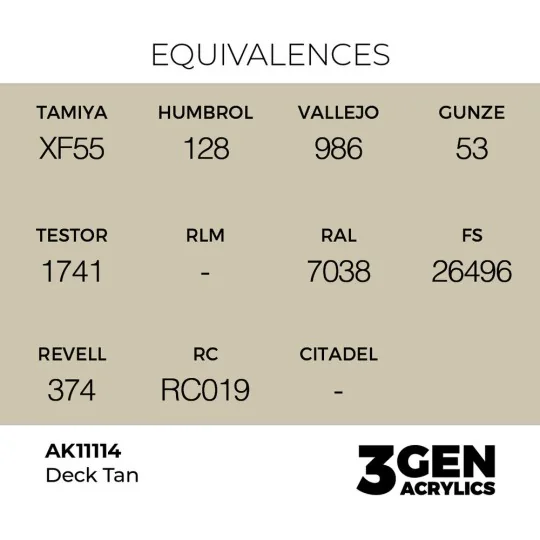 Deck Tan 17ml - AK Interactive AK11114
