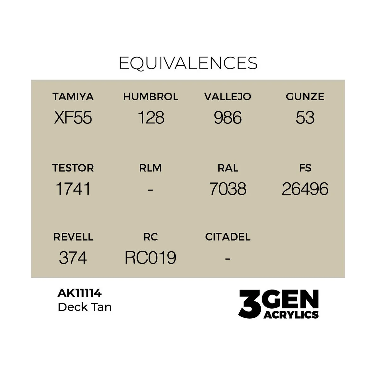 Deck Tan 17ml - AK Interactive AK11114