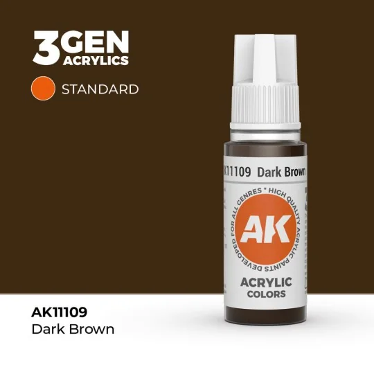 Dark Brown 17ml - AK Interactive AK11109