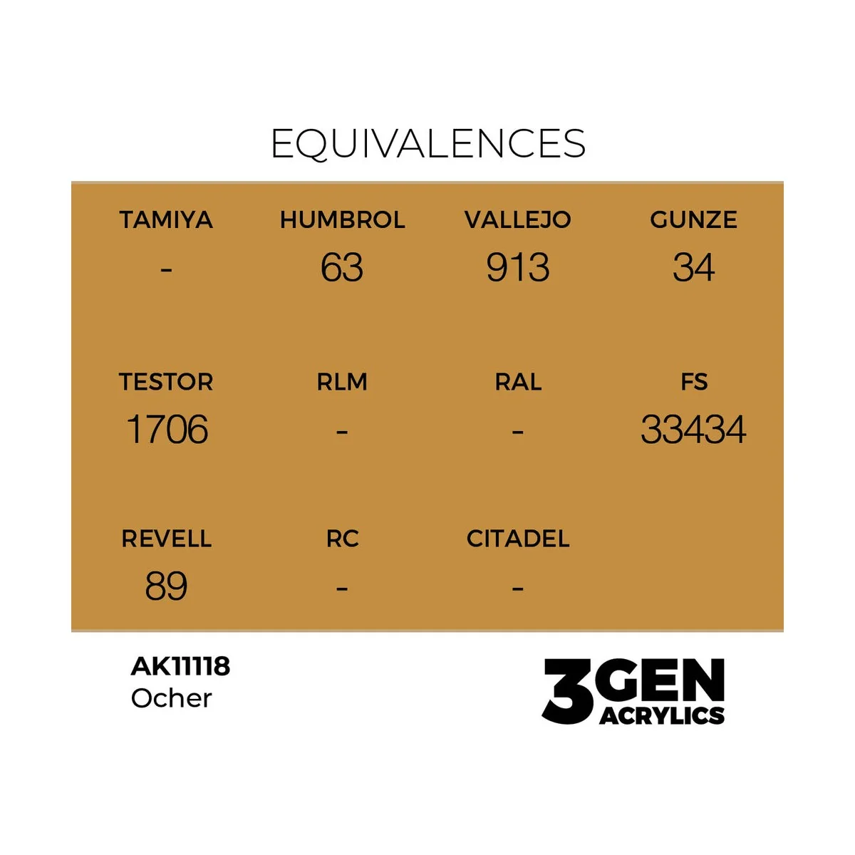 Ocher 17ml - AK Interactive AK11118