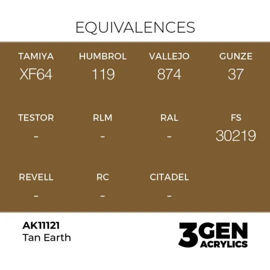 Tan Earth 17ml - AK Interactive AK11121