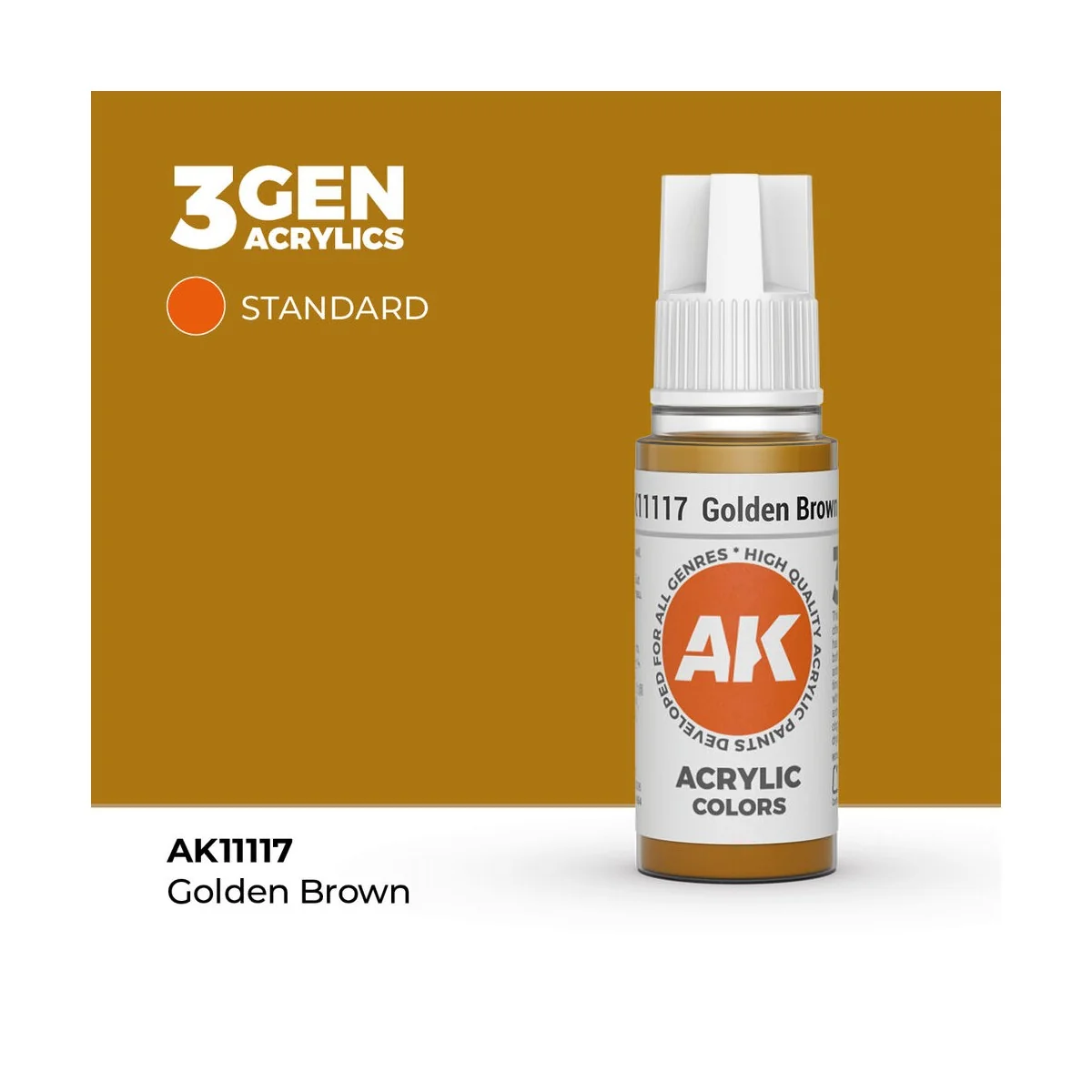 Golden Brown 17ml - AK Interactive AK11117