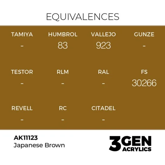 Japanese Brown 17ml - AK Interactive AK11123