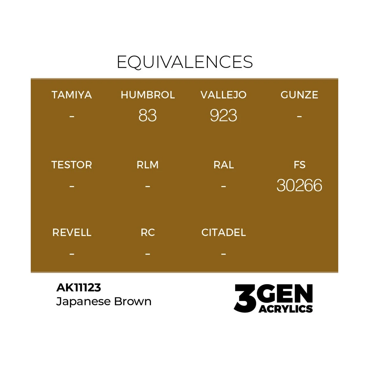 Japanese Brown 17ml - AK Interactive AK11123