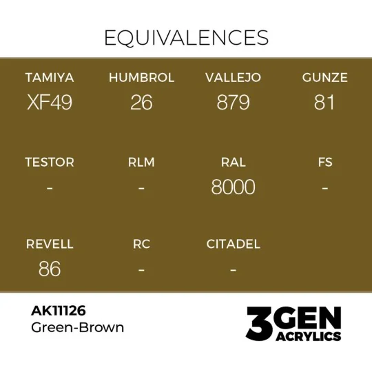 Green-Brown 17ml - AK Interactive AK11126