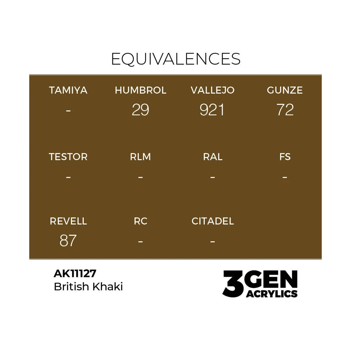 British Khaki 17ml - AK Interactive AK11127