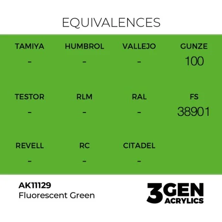 Fluorescent Green 17ml - AK Interactive AK11129