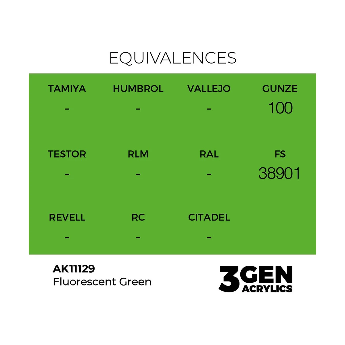 Fluorescent Green 17ml - AK Interactive AK11129
