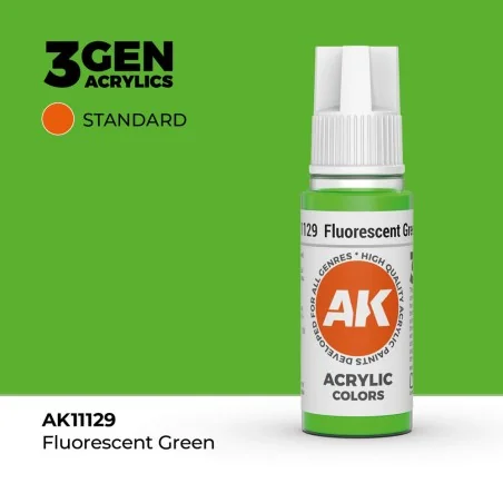 Fluorescent Green 17ml - AK Interactive AK11129