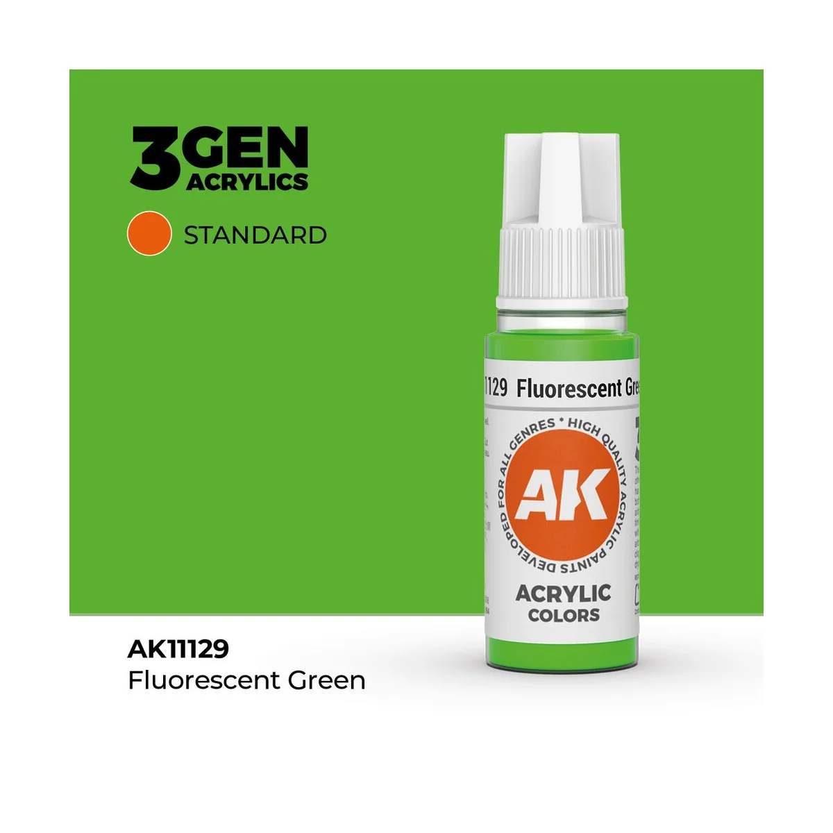 Fluorescent Green 17ml - AK Interactive AK11129