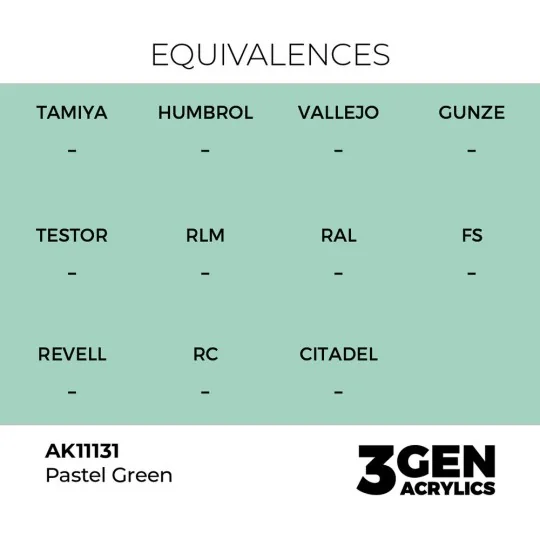 Pastel Green 17ml - AK Interactive AK11131