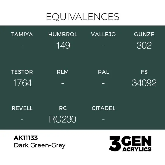 Dark Green-Grey 17ml - AK Interactive AK11133