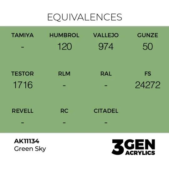 Green Sky 17ml - AK Interactive AK11134