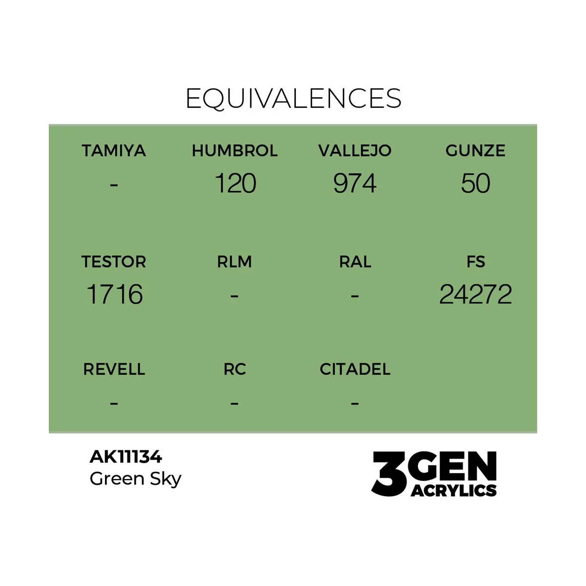 Green Sky 17ml - AK Interactive AK11134