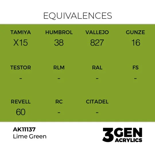 Lime Green 17ml - AK Interactive AK11137