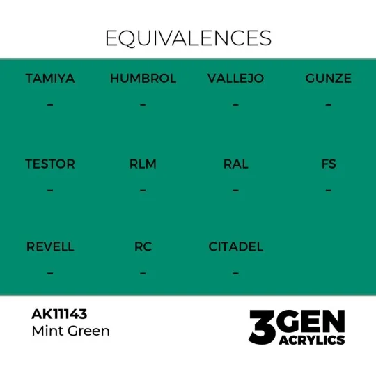 Mint Green 17ml - AK Interactive AK11143