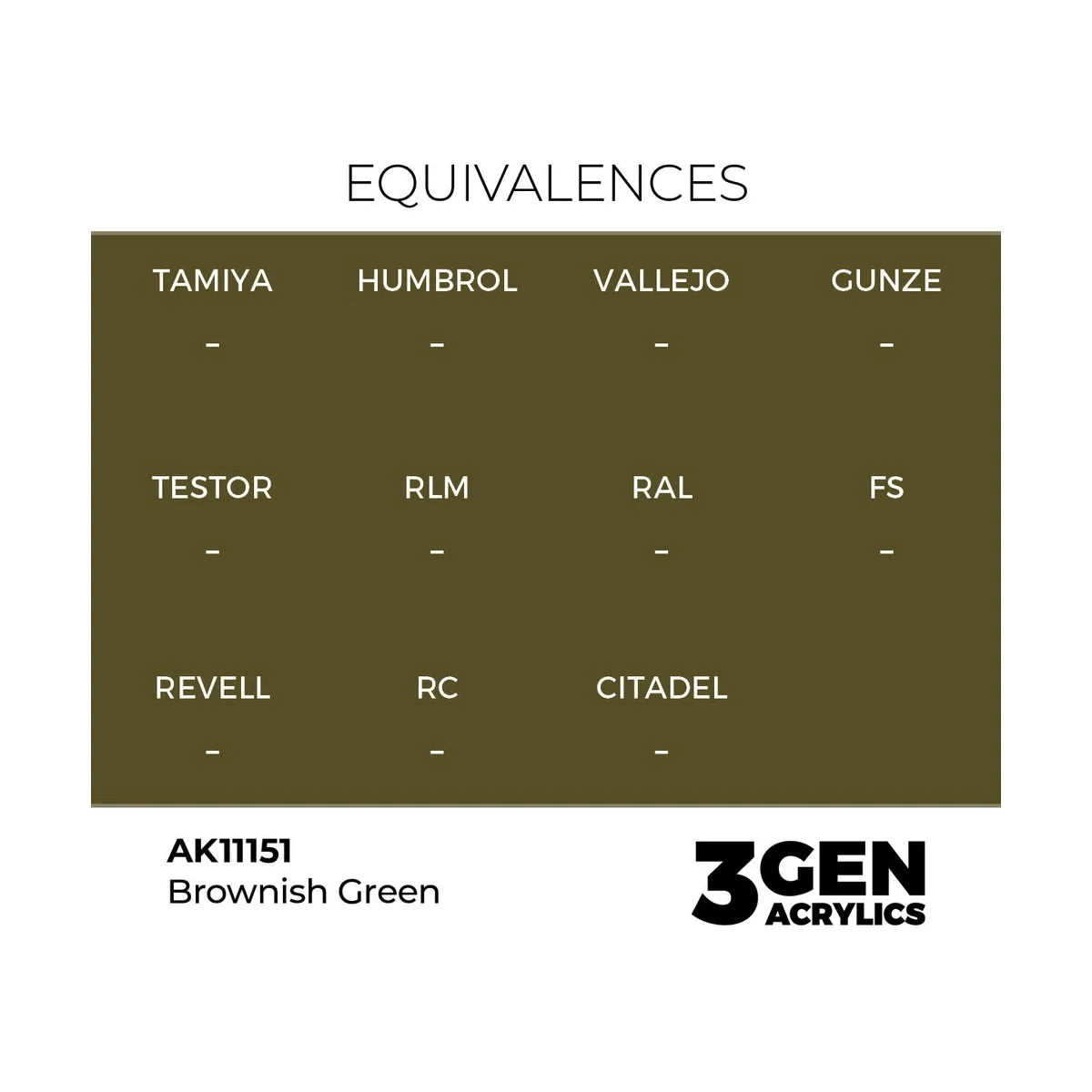 Brownish Green 17ml - AK Interactive AK11151