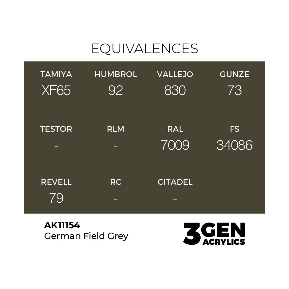 German Field Grey 17ml - AK Interactive AK11154